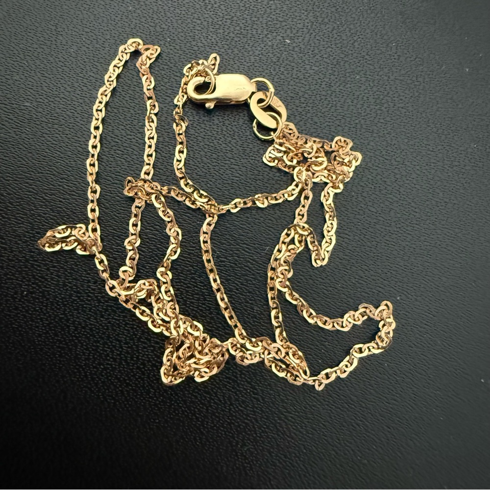 Elegant 14k ROSE Gold Chain Necklace - Picture 6 of 8
